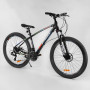 Велосипед Спортивный CORSO «AirStream» 27.5" дюймов 21919 (1) рама алюминиевая 16``, оборудование Shimano 21 скорость, собран на 75%
