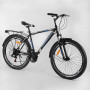 Велосипед Спортивный CORSO «Phantom» 26" дюймов 25664 (1) рама металлическая, SunRun 21 скорость, крылья, багажник, собран на 75%