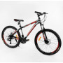 Велосипед Спортивный CORSO «Zoomer» 26" дюймов 37027 (1) рама алюминиевая, оборудование Shimano 21 скорость, собран на 75% (36772-04)