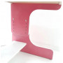 Парта шкільна "Феї Вінкс" ЛДСП ПШ 023 (1) 69 * 45 см, колір рожевий, + 1 стілець