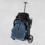 Візок прогулянковий дитячий "JOY" Comfort L-64055 колір СИНІЙ ДЖИНС, рама сталь з алюмінієм, футкавер, підсклянник, телескопічна ручка
