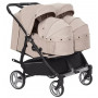 Коляска універсальна CARRELLO Connect CRL-5502/1 Cotton Beige для двійні,люлька-переноска /1/MOQ