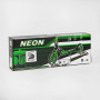 Самокат двоколісний "Skyper Neon" N-63247 сталева рама, ручне гальмо, колеса PU діаметр 200мм, грипси гумові (37165-04)