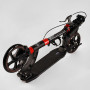 Самокат двухколесный "Best Scooter" D-64585 (2) резиновый коврик, ФАРА, переднее колесо PU 230мм, заднее колесо 200мм, 2 амортизатора, дисковый тормоз